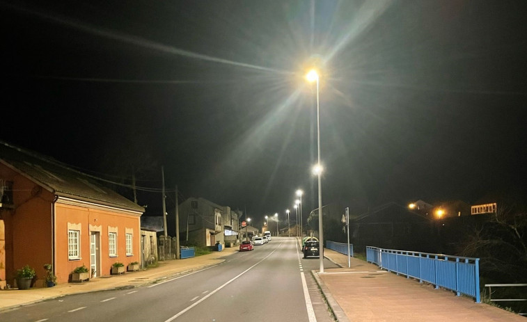 La Xunta concluye la renovación de iluminación en la PO-549, que comunica Vilagarcía con Vilanova