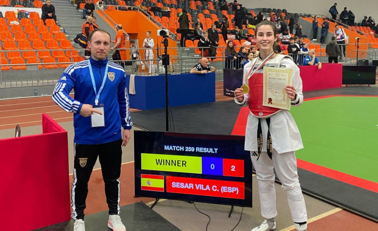 Carla Sesar, deportista del Natural Sport, se alza con el oro en Bulgaria
