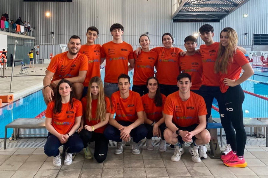 El Club Acuático Umia vuelve de Madrid con dos medallas y tres finales