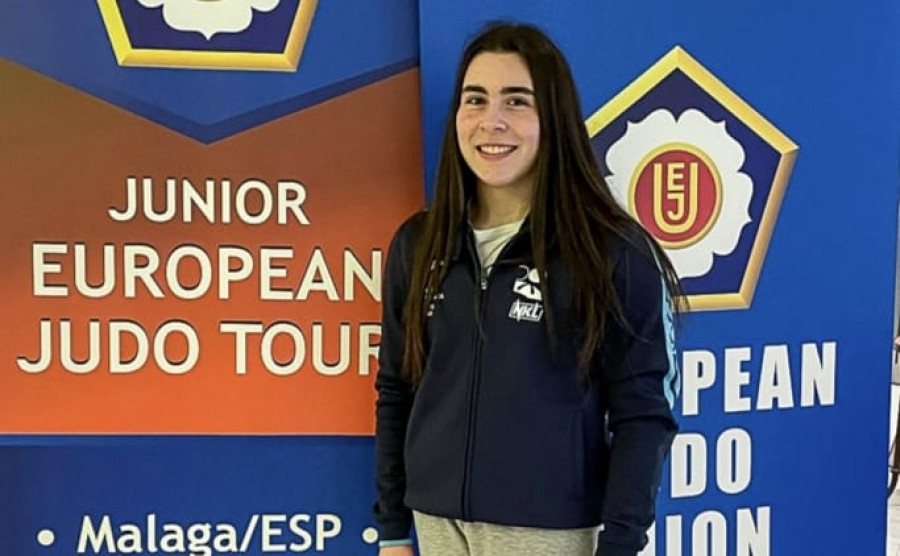 Leyre Villamediana ganó dos combates en la Junior European Cup de Málaga