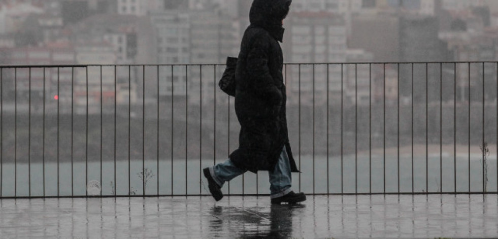 La borrasca Jana dejará un fin de semana de lluvias intentas en Galicia