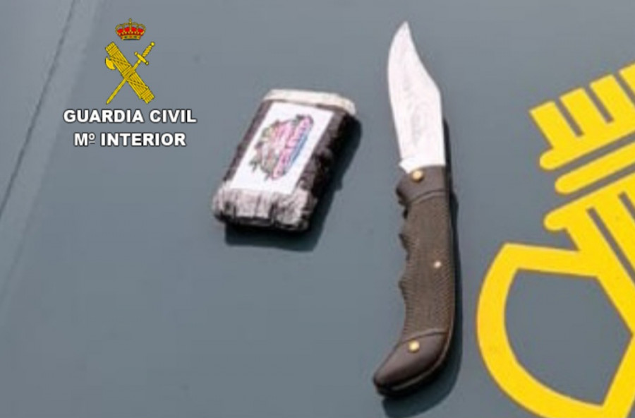 Investigado un joven por tráfico de drogas tras ser interceptado en Catoira con hachís