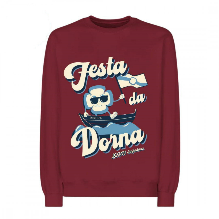 Las peñas eligen el diseño de la sudadera oficial de la Festa da Dorna de Ribeira