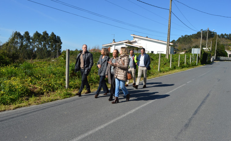 La Diputación y el Concello de Sanxenxo estudian actuaciones de mejora en la zona de Padriñán