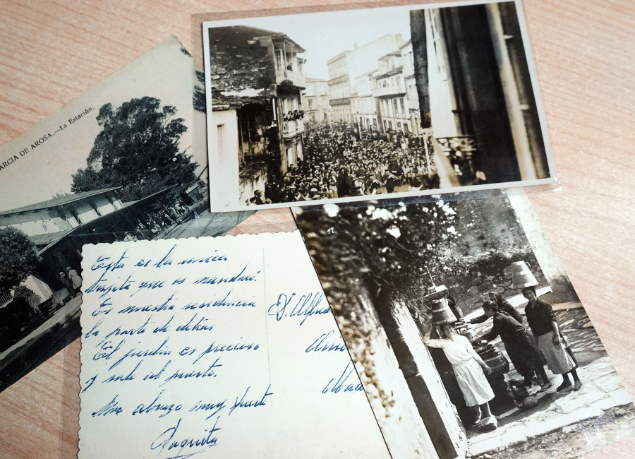 El Concello de Vilagarcía digitaliza más de 200 postales del siglo XX que pueden verse en Atopo