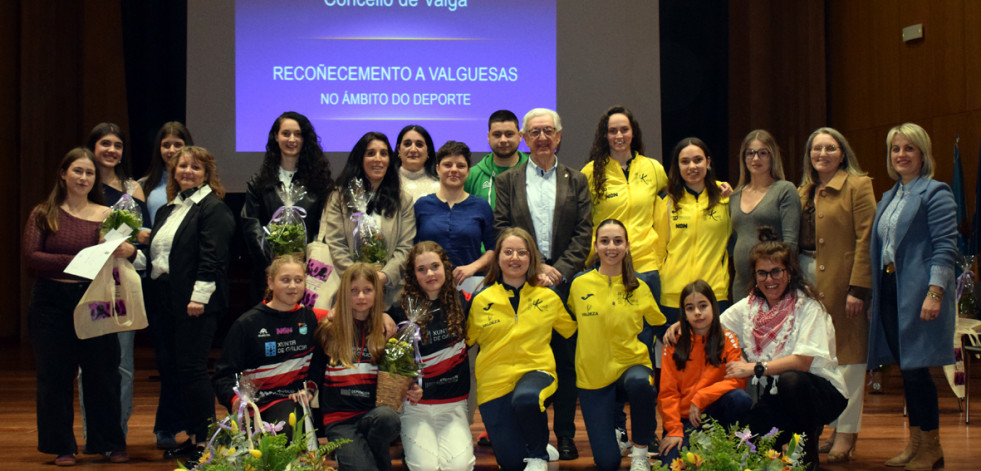 Valga continúa con los actos del 8-M con un homenaje a sus deportistas