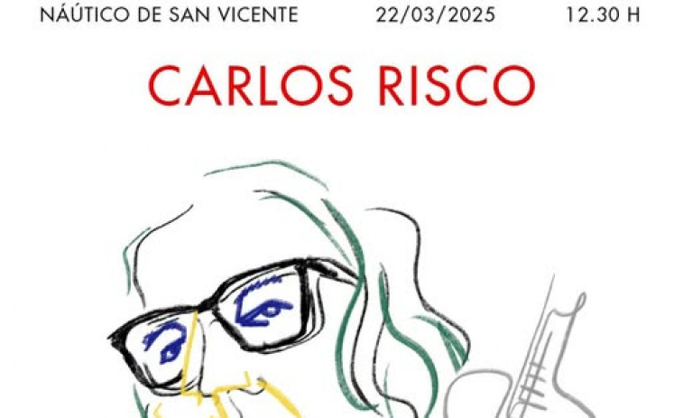 Carlos Risco celebra un concierto acústico y la presentación de su libro en el Náutico de San Vicente