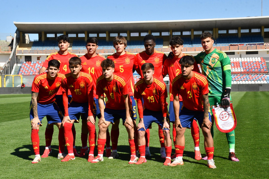 España Sub 19 gana a Francia con Óscar Marcos titular y expulsado en la segunda parte (2-1)