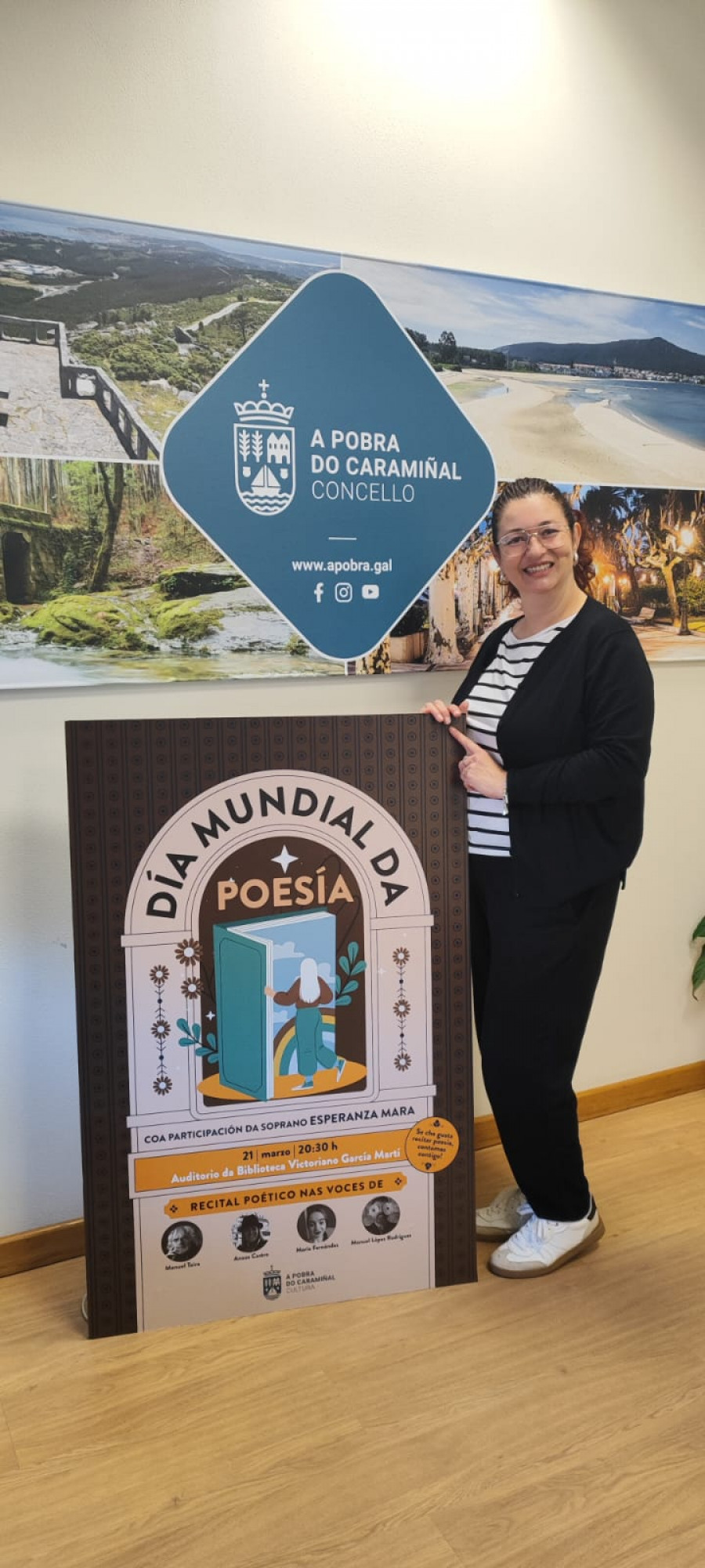 A Pobra reúne a cuatro autores en un recital para conmemorar el Día Mundial de la Poesía