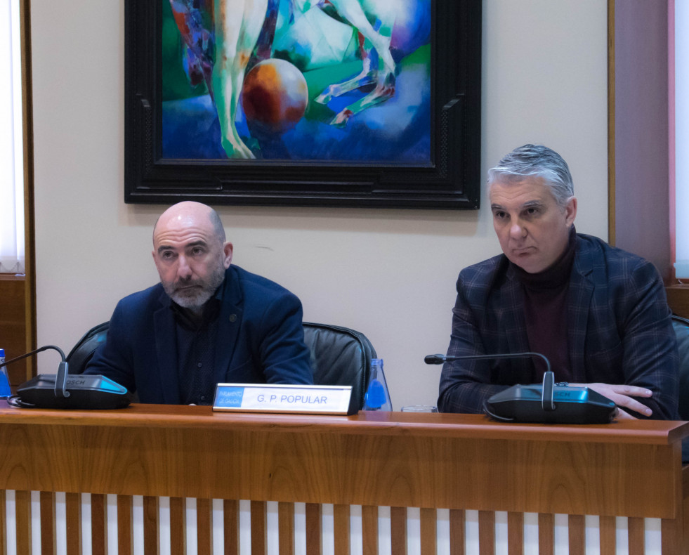Ángel Rodríguez e Miguel Viso na Comisión 7ª