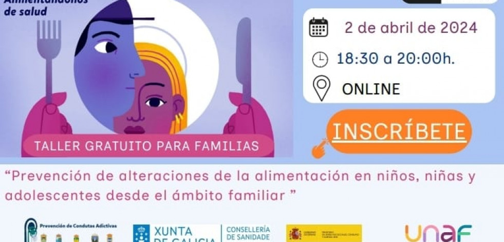 Cuntis ofrecerá un taller online para prevenir trastornos de conducta alimentaria
