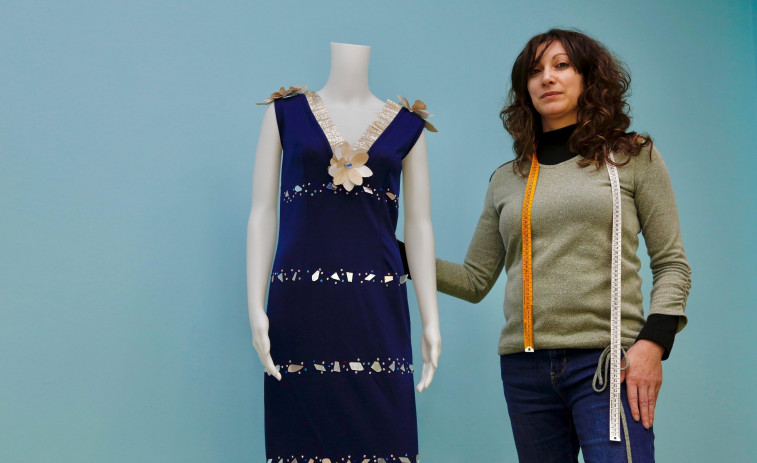 Diseños con encaje de Camariñas y Swarovski desde un taller de O Piñeiriño  a las pasarelas