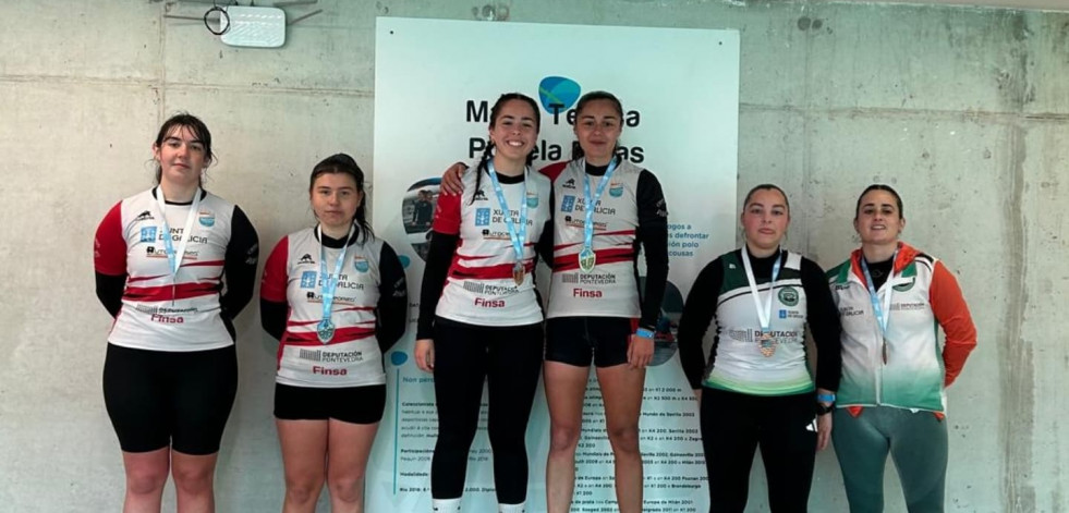 El Club Náutico Pontecesures copa los podios de la Copa Galicia Sprint