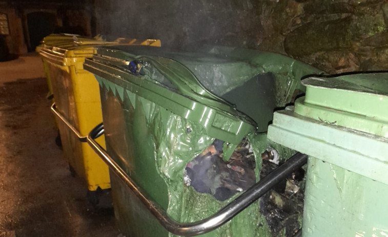 Nuevo episodio de incendio en un colector del centro urbano pobrense