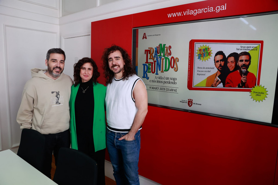Los 'Traumas reunidos' quieren sacar carcajadas en Vilagarcía