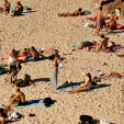 El buen coruñés va a la playa en marzo
