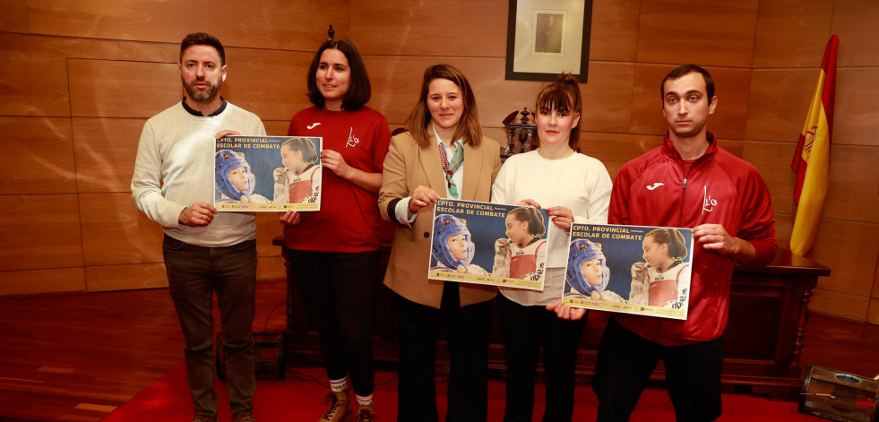 Cambados se convierte en capital del taekwondo  con el provincial escolar