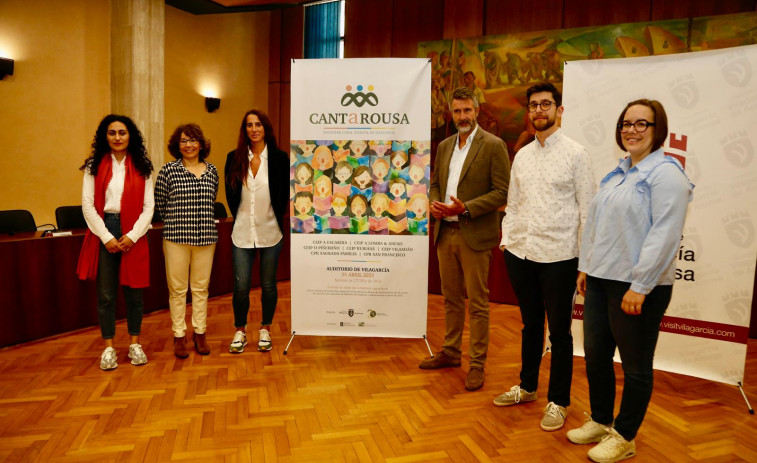 Las voces de 470 escolares de Vilagarcía se unen en la primera edición de 