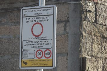 Señales trafico restricciones A Illa