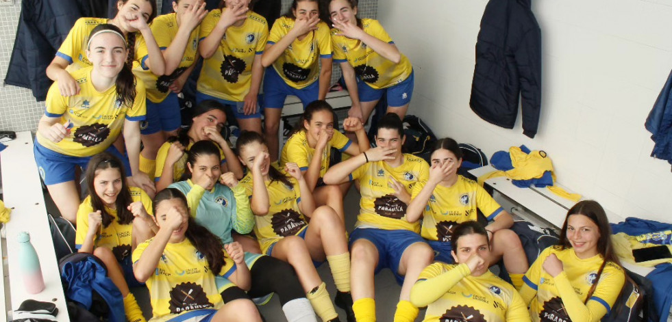 El equipo cadete del Atlético Arosana es campeón de liga a falta de una jornada