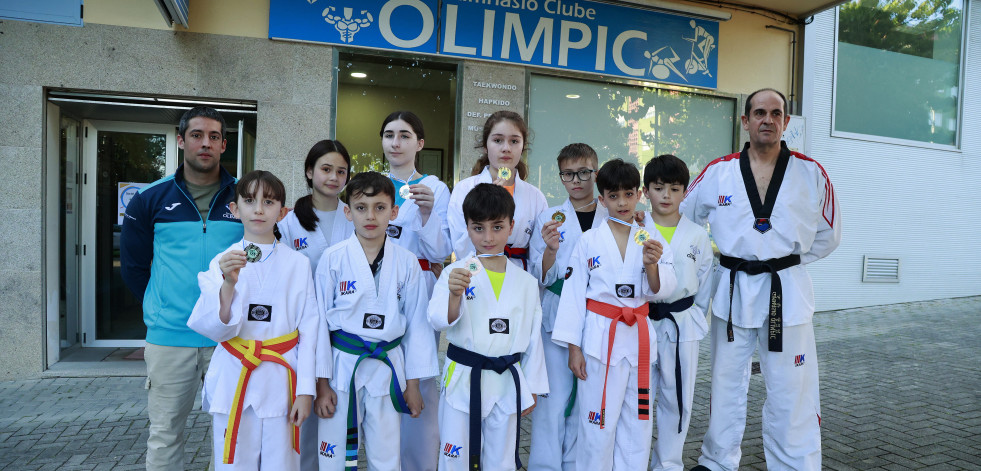 La cantera del Club Olimpic logra seis medallas en el Escolar de combate