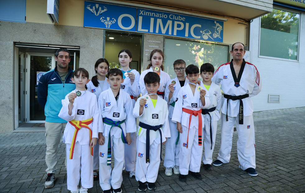 La cantera del Club Olimpic logra seis medallas en el Escolar de combate