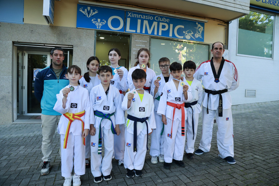 La cantera del Club Olimpic logra seis medallas en el Escolar de combate