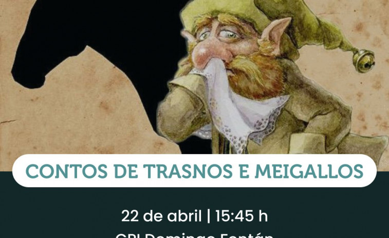 El colegio Domingo Fontán acoge el cuentacuentos infantil ‘Contos de Trasnos e Meigallos’