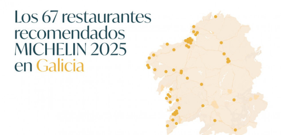 Un total de 67 establecimientos gallegos reciben la placa de recomendación Michelin