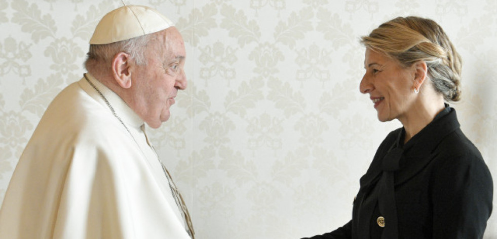 Yolanda Díaz recuerda al papa como 