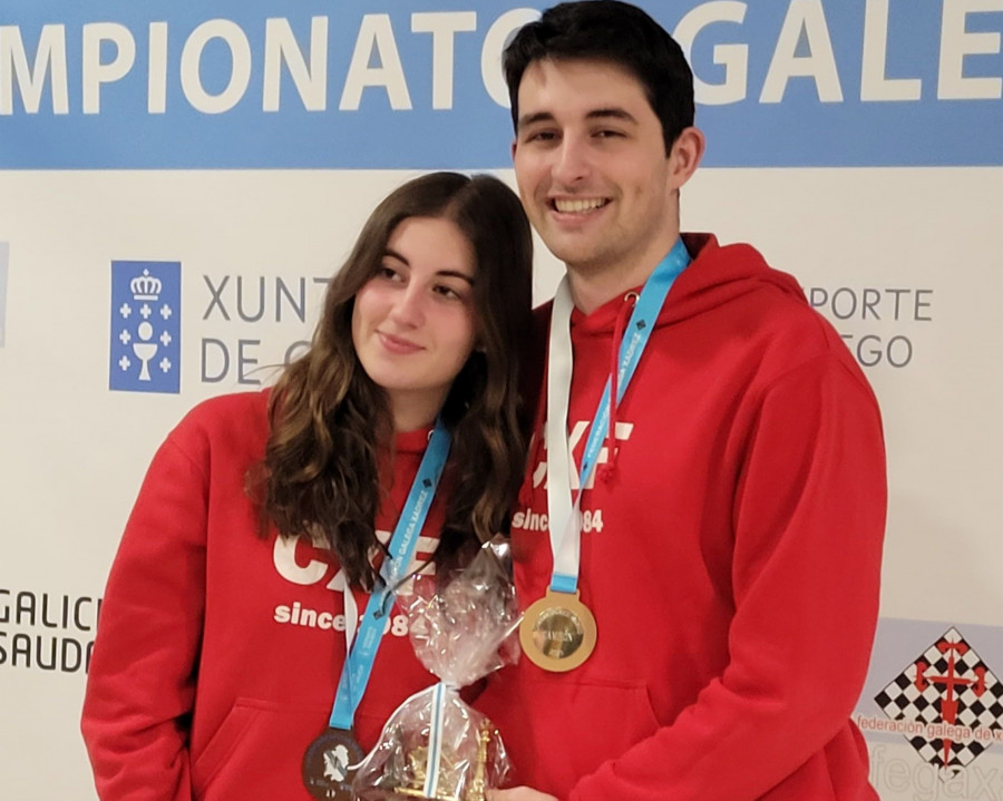 Julio Suárez se proclama campeón gallego y su hermana Paula, subcampeona
