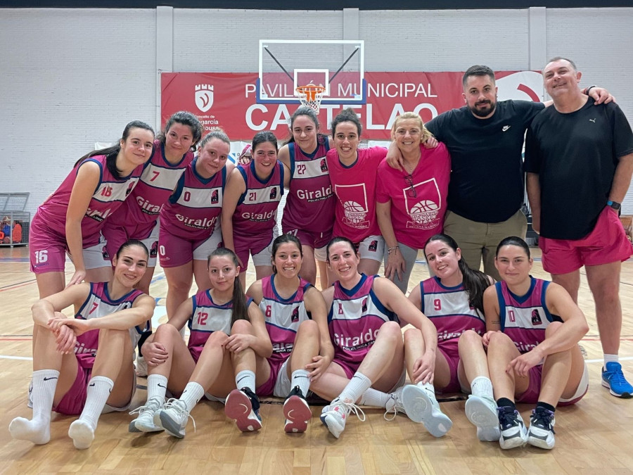 El sénior femenino del Giraldo CB Vilagarcía se proclama campeón de liga