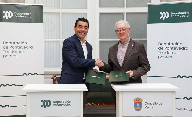 Diputación y Concello de Valga firman un convenio para invertir casi un millón de euros en Porto Piñeiro