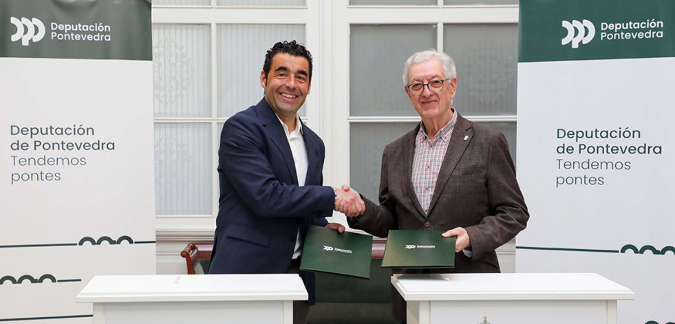Diputación y Concello de Valga firman un convenio para invertir casi un millón de euros en Porto Piñeiro