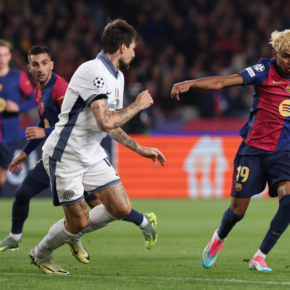 Barça e Inter empatan en la ida de las semifinales de Liga de Campeones (3-3)