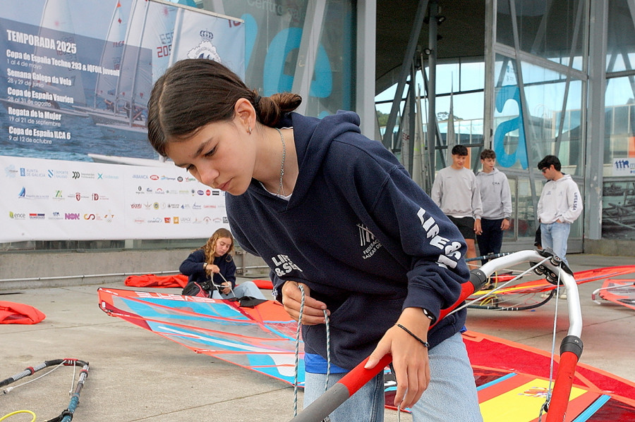 Vilagarcía acoge la Copa de España de Techno 293 e iQFoil