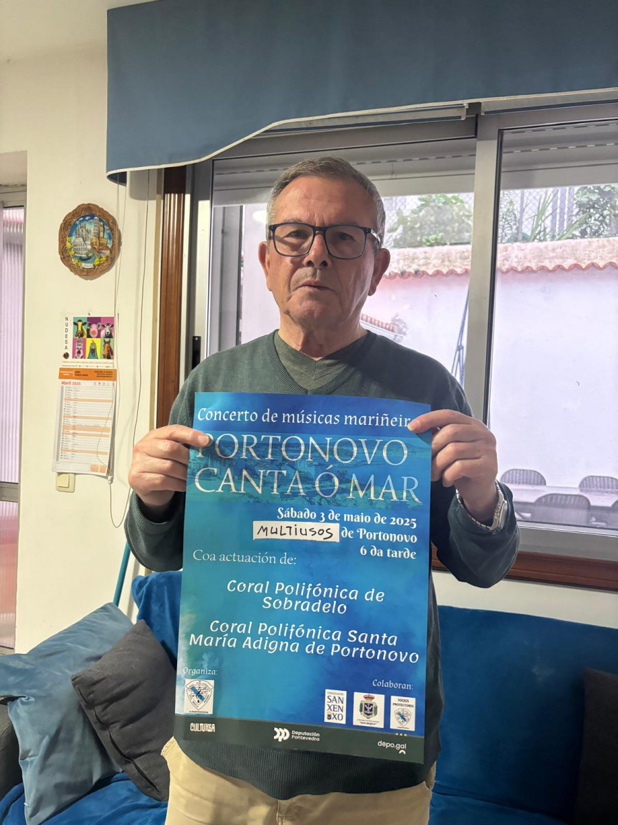 La Coral Polifónica Santa María de la Adina inaugura el recital ‘Portonovo canta ó mar’