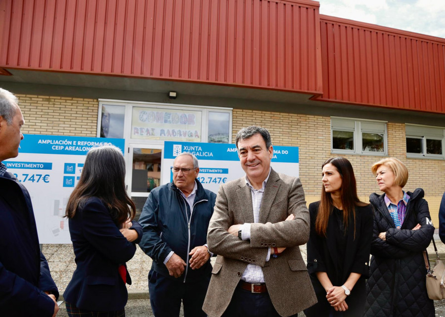El colegio Arealonga inicia la próxima semana las obras que lo conectarán con el Vagalume y aumentarán la capacidad de su comedor