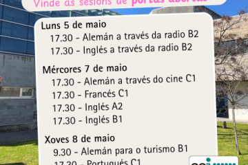 Sesión de portas abertas cursos monográficos