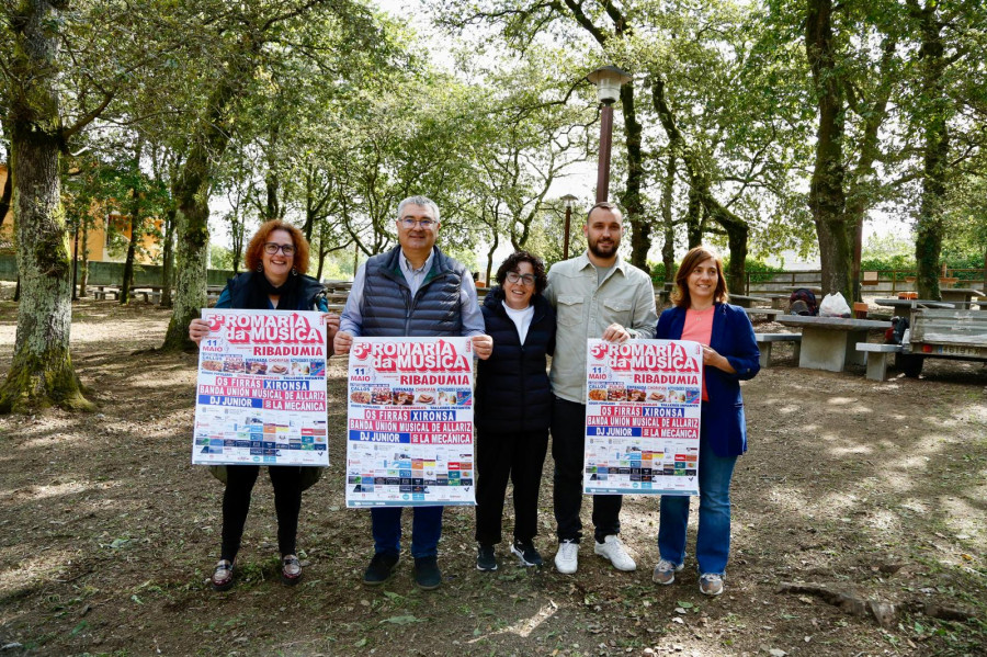 Os Firrás, la Banda de Allariz y Xironsa estarán en una Romería da Música de Ribadumia en la que no faltará lo culinario