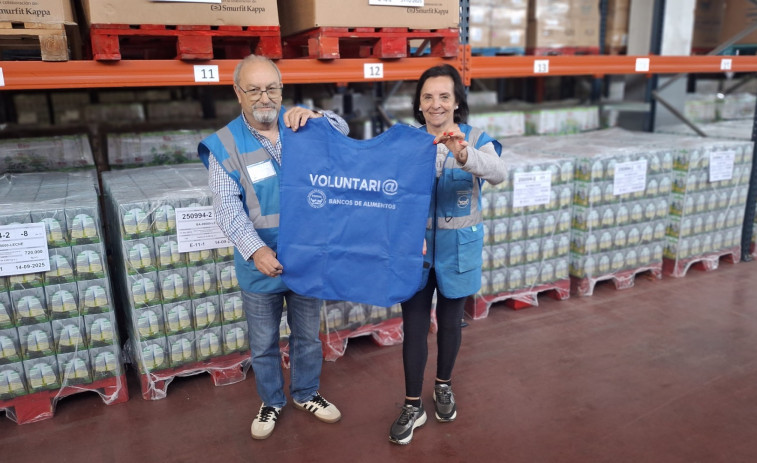 El Banco de Alimentos busca cien voluntarios en Vilagarcía y Cambados