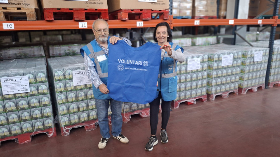 El Banco de Alimentos busca cien voluntarios en Vilagarcía y Cambados