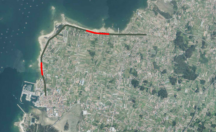 La Diputación licita una nueva y doble mejora para la carretera de As Sinas, por 100.000 euros