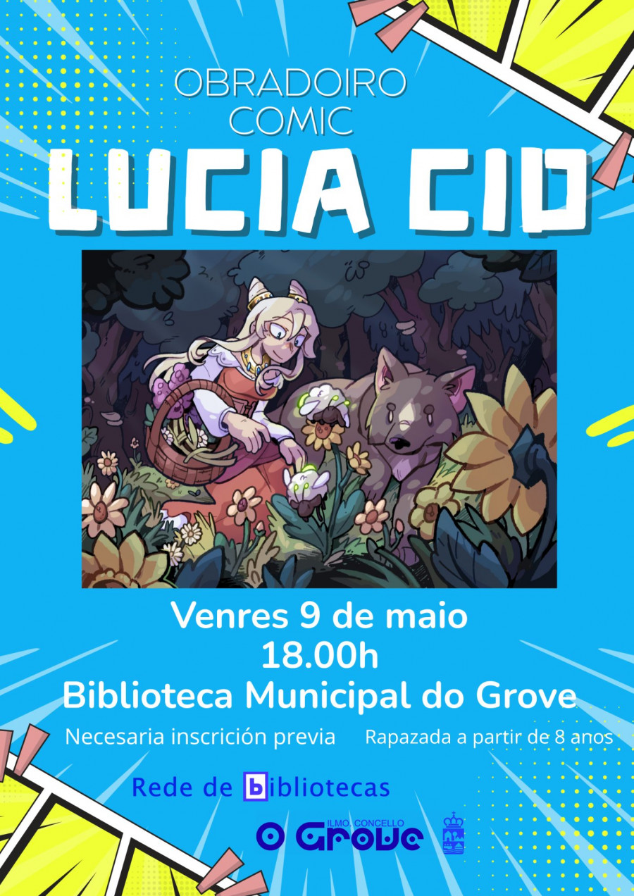 Lucía Cid hará un obradoiro sobre cómics en la biblioteca municipal en el marco de las Letras Galegas
