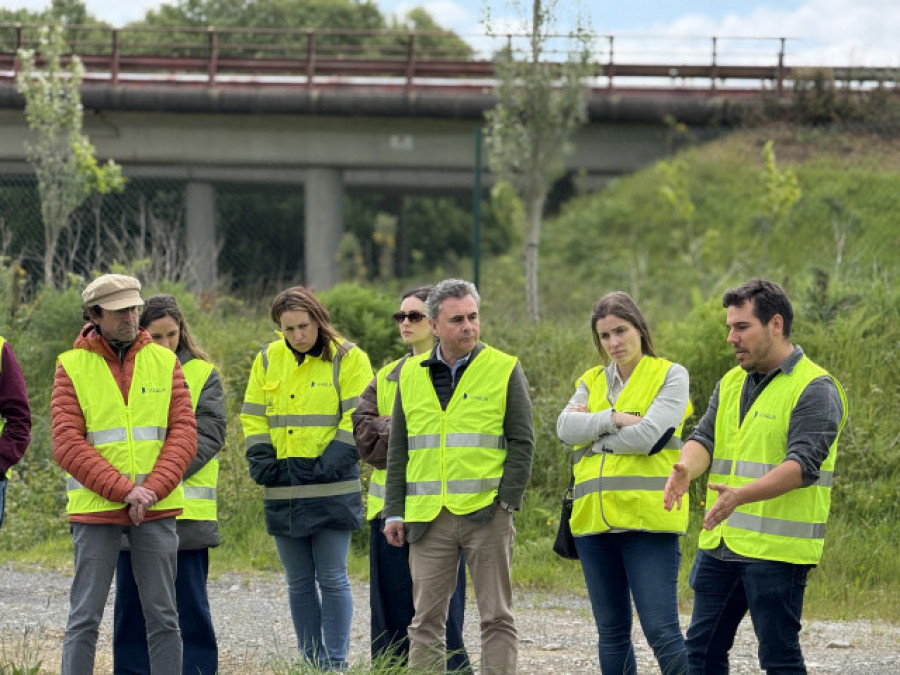 Santiago lidera un proxecto pioneiro de infraestrutura verde para tratar augas de escorras