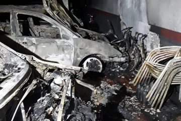 Coches quemados