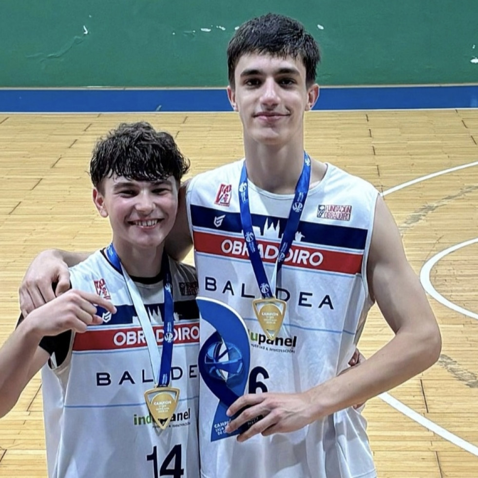 Los arousanos Yago Rey y Mauro Caneda se proclaman campeones gallegos en categoría cadete