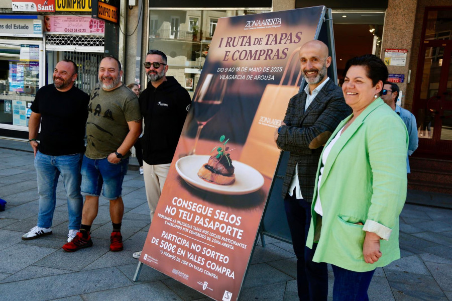 Vilagarcía acoge la primera ruta de tapas y compras