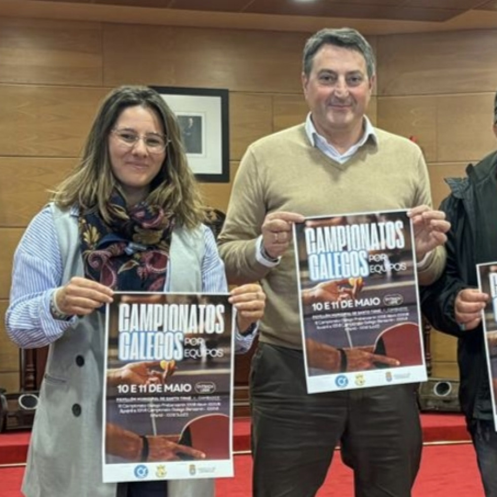Cambados acoge los Campeonatos Gallegos de tenis de mesa por equipos de categorías formativas
