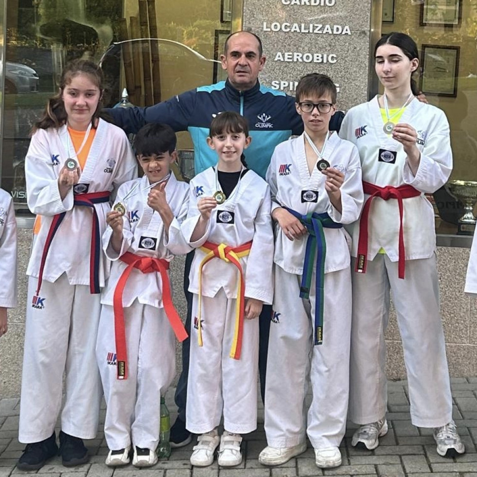 El Club Olimpic logra dos oros y tres bronces en el Autonómico Escolar de combate